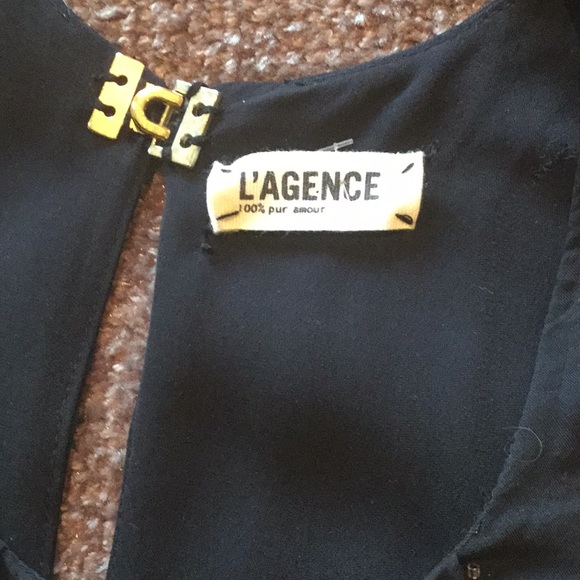 Black tank top with gold beads - Picture 6 of 7